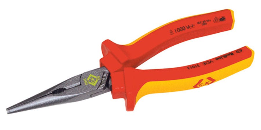CK Redline VDE Snipe Nose Pliers Image