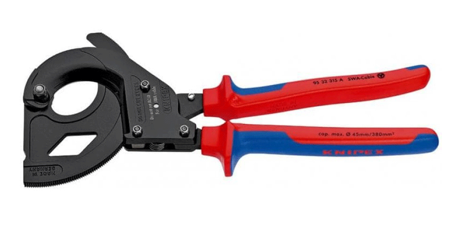 Knipex SWA Heavy Duty Hand Ratchet Cable Cutter Image