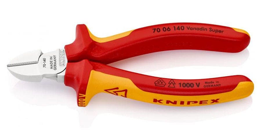 Knipex VDE Diagonal Side Cutters Image