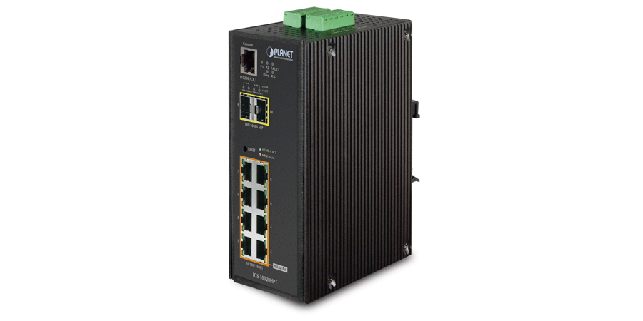 Din-Rail & Wallmount Industrial Ethernet Switches Image