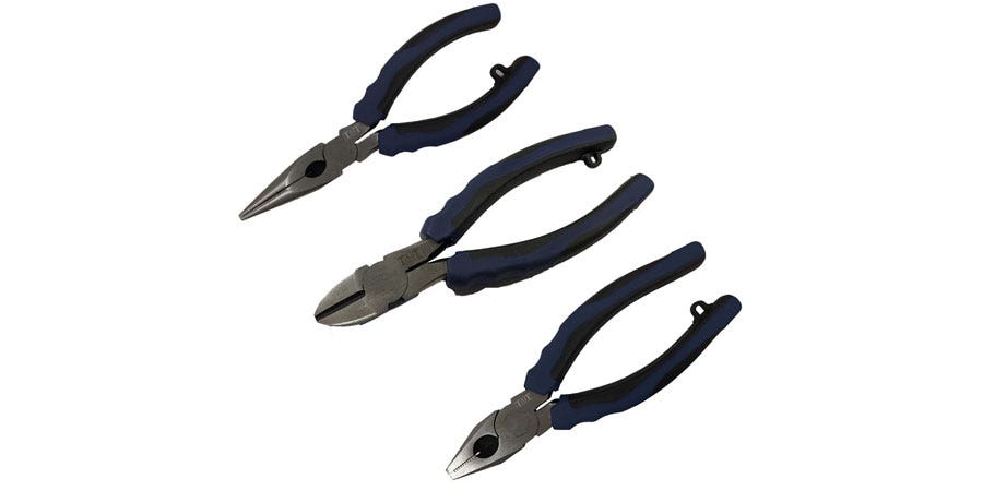Tait Tools 3 Piece Plier Set 160mm Image