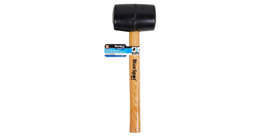 Wooden Handled Rubber Mallet Image