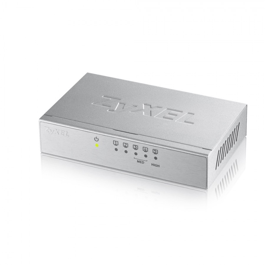 ZyXEL Gigabit Ethernet Switch Desktop Unmanaged 10/100/1000Mbps 5 Port GS-105B V3