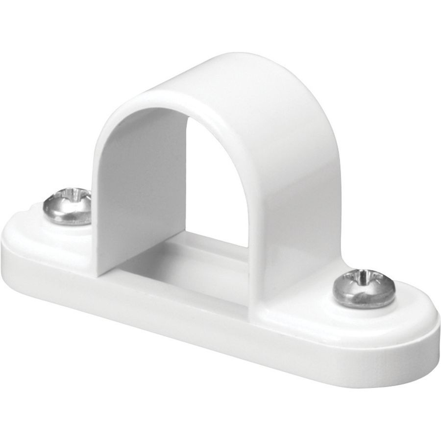 Schneider Conduit Space Bar Saddle PVC White (Dia)25mm