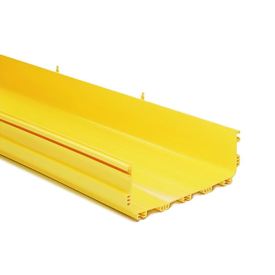 CommScope FiberGuide 4x12 Straight Plastic LSZH FGS-MSHS-F Yellow (L)6ft