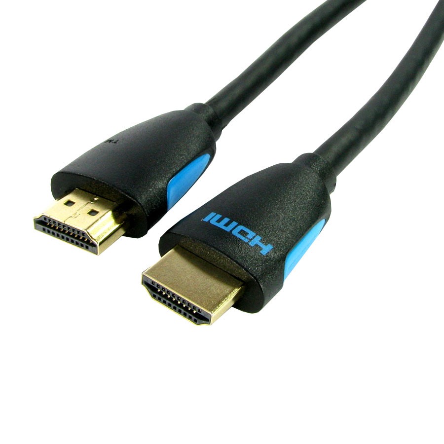 Ultima 4K HDMI Lead Blueline Series DCI 4K 60Hz 18Gbps High Speed Ethernet Gold Plated Black (L)5Mtr