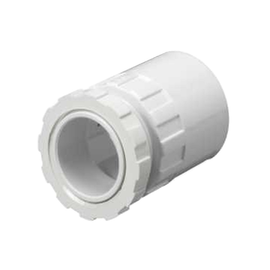 Schneider Conduit Male Adaptor PVC White (Dia)25mm