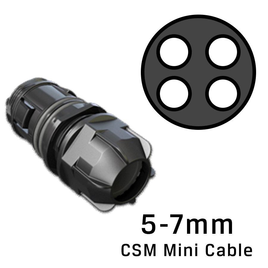 Prysmian Circular Port Entry Gland 4 Way 5-7mm CSM Mini Cables UMJ/CMJ/MMJ/LMJ XJTSC02768