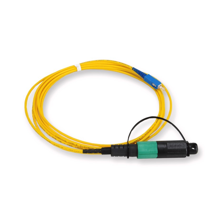 Corning OptiTap Test Jumper Simplex SM SC OS2 9/125 LSZH Yellow (L)10Mtr (Dia)2.9mm