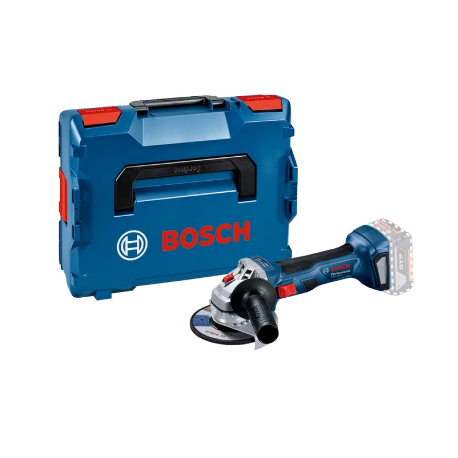 Bosch 125mm Angle Grinder GWS18-7 125mm 18V (No Battery) Body Only L-BOXX 06019H9002