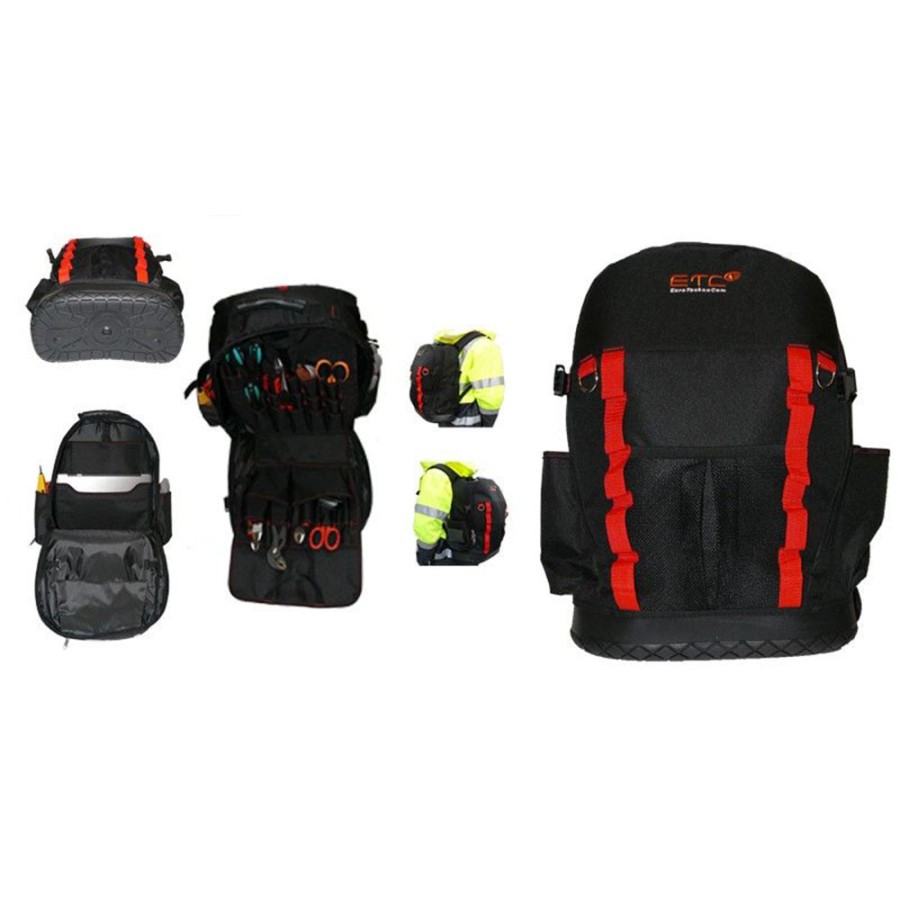 ETC Technician Backpack Tool Bag 600D Polyester (H)470mm x (W)184mm x (D)356mm